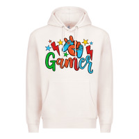 Pale Pink gamer Premium Hoodie - JahusDesignShop