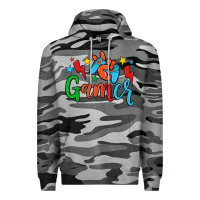 Slate Camo gamer Premium Hoodie - JahusDesignShop