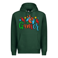 Sports Green gamer Premium Hoodie - JahusDesignShop