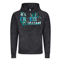 Vintage Black it's freezin' season Vintage Hoodie - AdoDesignShop