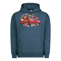 Western Valentines Day Truck Photography Love Side Urban Hoodie | Teevron