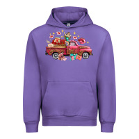 Tulip Western Valentines Day Truck Photography Love Side Urban Hoodie - FaDigitalArtStudio