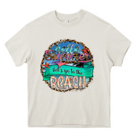 Hello Summer Let's Go To The Beach Heavy Core Tee | Teevron