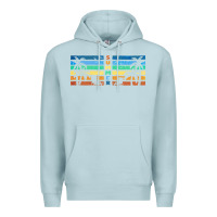 Blue Mist retro summer Premium Hoodie - TumblerDesignByShophia