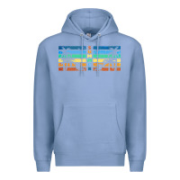 Colony Blue retro summer Premium Hoodie - TumblerDesignByShophia