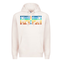 Pale Pink retro summer Premium Hoodie - TumblerDesignByShophia