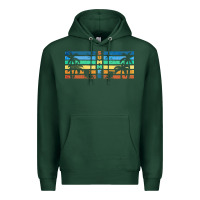 Sports Green retro summer Premium Hoodie - TumblerDesignByShophia