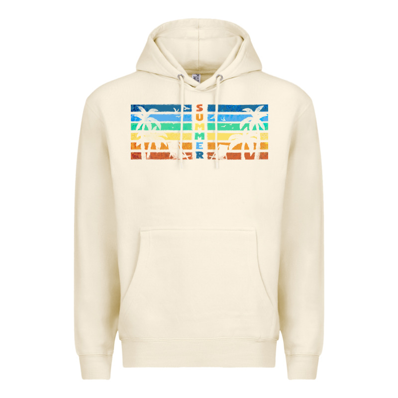 Retro Summer Premium Hoodie by TumblerDesignByShophia | Teevron