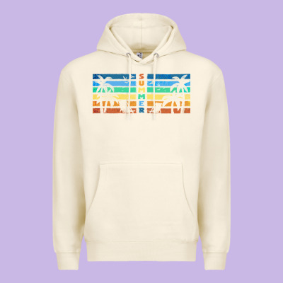 Retro Summer Premium Hoodie Designed By Tumblerdesignbyshophia