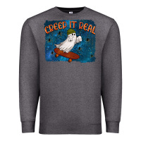 Charcoal Heather Creep It Real Premium Sweatshirt - texasbilliewilder