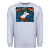 Heather Grey Creep It Real Premium Sweatshirt - texasbilliewilder
