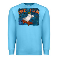 Ocean Blue Creep It Real Premium Sweatshirt - texasbilliewilder
