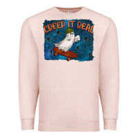 Pale Pink Creep It Real Premium Sweatshirt - texasbilliewilder