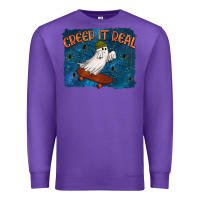 Purple Creep It Real Premium Sweatshirt - texasbilliewilder