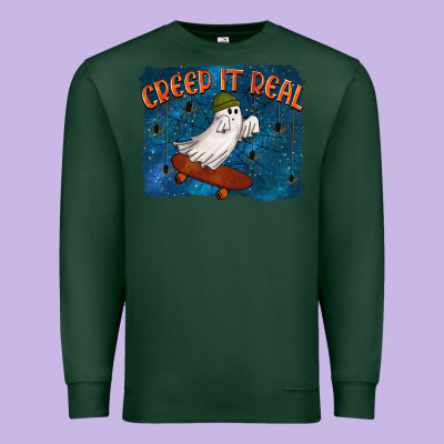 Creep It Real Premium Sweatshirt Designed By Texasbilliewilder
