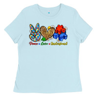 Peace Love Understand Ladies Tee | Teevron