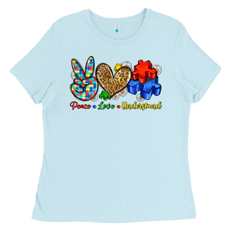 Peace Love Understand Ladies Tee by Zillion Design Studio | Teevron