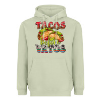 Matcha Tacos Before Vatos Heavyweight Hoodie - texasbilliewilder