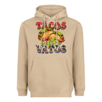 Mushroom Tacos Before Vatos Heavyweight Hoodie - texasbilliewilder