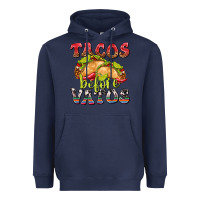Navy Tacos Before Vatos Heavyweight Hoodie - texasbilliewilder