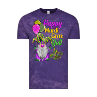 Cloud Purple happy mardi gras y'all Vintage Tee - BarkalooDesign