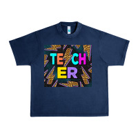 Navy Teacher Day Urban Heavy Tee - LillyAllenDesigns