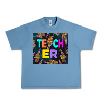 Pebble Blue Teacher Day Urban Heavy Tee - LillyAllenDesigns