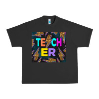 Pigment Black Teacher Day Urban Heavy Tee - LillyAllenDesigns