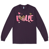 Plum love valentines day Long Sleeve Tee - MaliasSmallBusiness