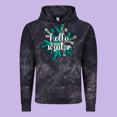 Hello Winter Vintage Hoodie Designed By Adodesignshop