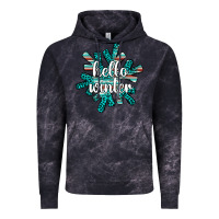 Cloud Black hello winter Vintage Hoodie - AdoDesignShop