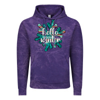 Cloud Purple hello winter Vintage Hoodie - AdoDesignShop