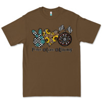 Cacao peace love racing Premium Tee - CowhideDigitalArt
