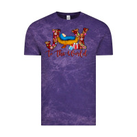 Cloud Purple joy to the world Vintage Tee - AdoDesignShop