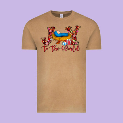 Joy To The World Vintage Tee Designed By Adodesignshop