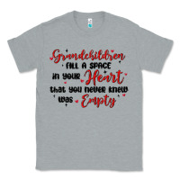 Heather Grey grandchildren fill a space in your heart Classic Tee - MaliasSmallBusiness