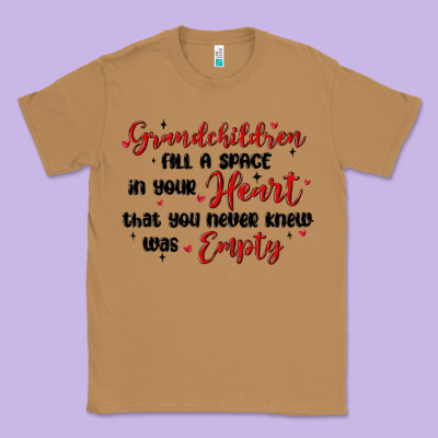 Grandchildren Fill A Space In Your Heart Classic Tee Designed By Maliassmallbusiness