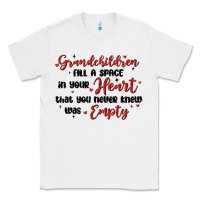 White grandchildren fill a space in your heart Classic Tee - MaliasSmallBusiness