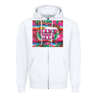 White mama cita cactus serape Zipper Hoodie - LillyAllenDesigns