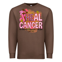 Chestnut heal cancer for nothing is impossible with god Premium Sweatshirt - NancyCooperArtShop
