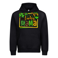 Black One lucky mama St. Patrick's Urban Hoodie - OliviaCreatesArt