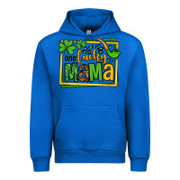 Cobalt One lucky mama St. Patrick's Urban Hoodie - OliviaCreatesArt