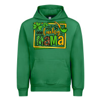 Emerald One lucky mama St. Patrick's Urban Hoodie - OliviaCreatesArt
