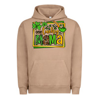 Pigment Burro One lucky mama St. Patrick's Urban Hoodie - OliviaCreatesArt