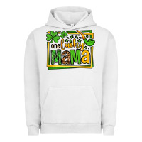 Pigment Lunar Rock One lucky mama St. Patrick's Urban Hoodie - OliviaCreatesArt