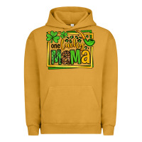 Pigment Peanut Butter One lucky mama St. Patrick's Urban Hoodie - OliviaCreatesArt