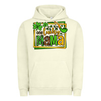 Pigment Pistachio One lucky mama St. Patrick's Urban Hoodie - OliviaCreatesArt