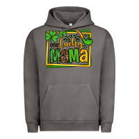 Pigment Tornado One lucky mama St. Patrick's Urban Hoodie - OliviaCreatesArt