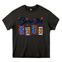 Asphalt Back the blue Heavy Core Tee - Neo Western