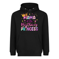 Black mama of the birthday princess Heavyweight Hoodie - NancyCooperArtShop